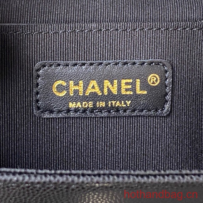 Chanel small BACKPACK AS4398 BLACK