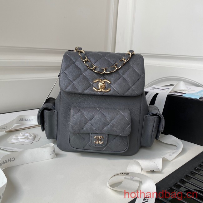Chanel small BACKPACK AS4399 GRAY