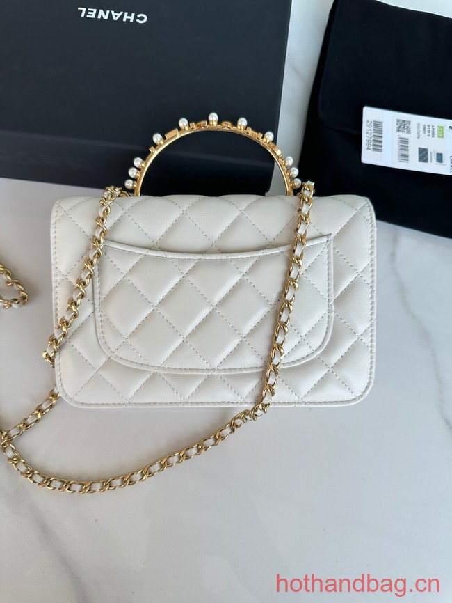 Chanel SMALL FLAP BAG AP3504 white