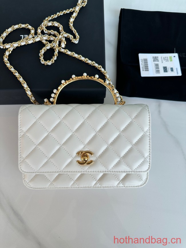 Chanel SMALL FLAP BAG AP3504 white