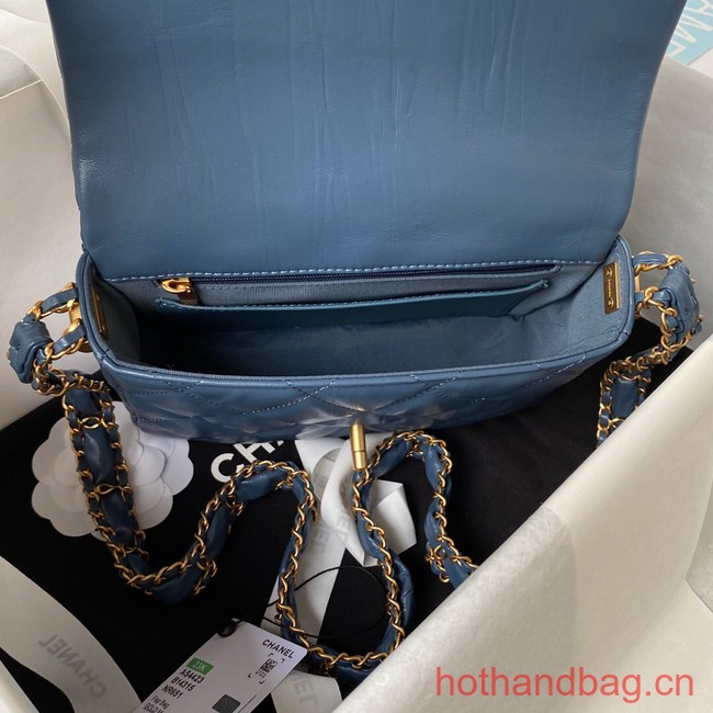 Chanel SMALL FLAP BAG AS4423 blue
