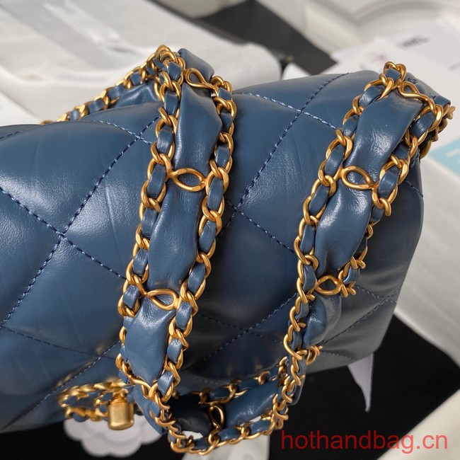Chanel SMALL FLAP BAG AS4423 blue