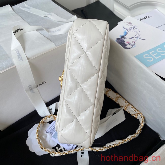 Chanel SMALL FLAP BAG AS4423 white