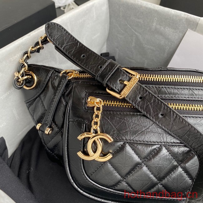 Chanel pocket AS1077 black