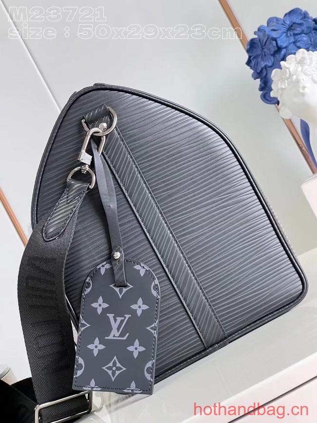 Louis Vuitton Keepall Bandouliere 50 M23721 black