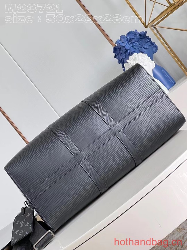 Louis Vuitton Keepall Bandouliere 50 M23721 black