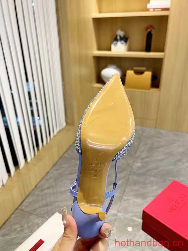 Valentino VLOGO SIGNATURE Imitation Crystal High Heels 8CM 93760-4