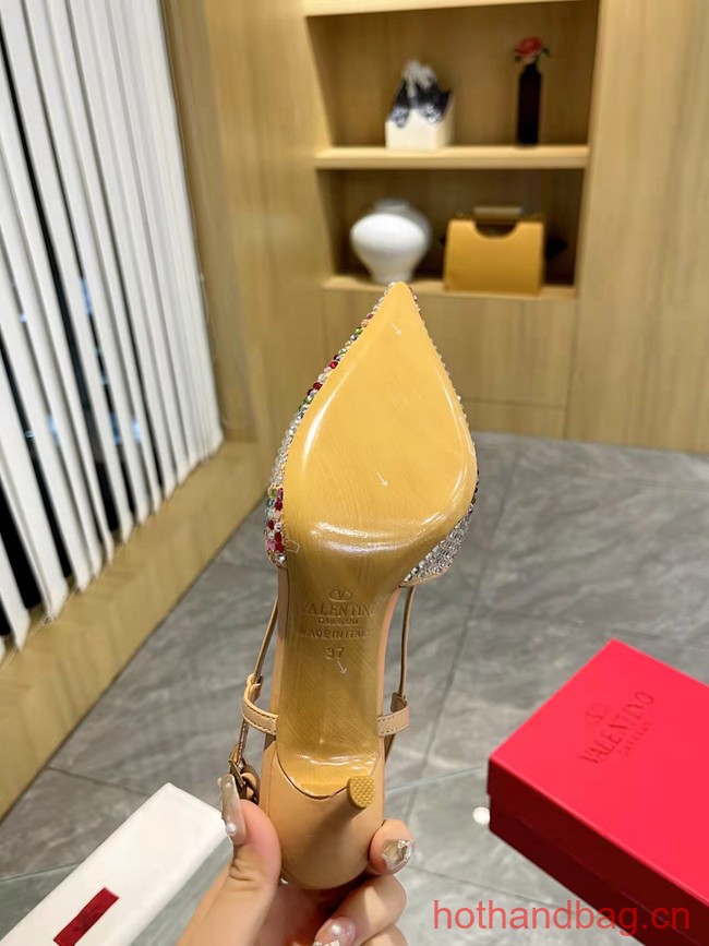 Valentino VLOGO SIGNATURE Imitation Crystal High Heels 8CM 93760-5