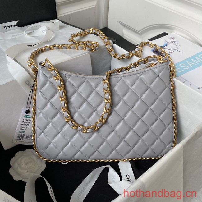 Chanel LARGE HOBO BAG AS4287 gray
