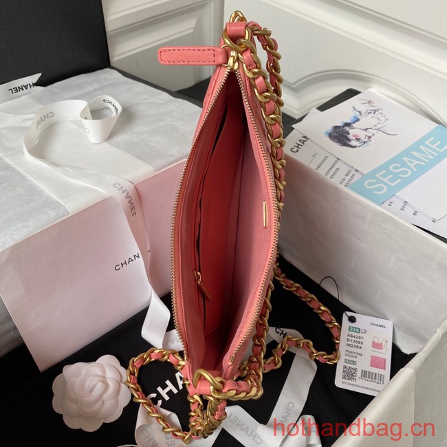 Chanel LARGE HOBO BAG AS4287 pink