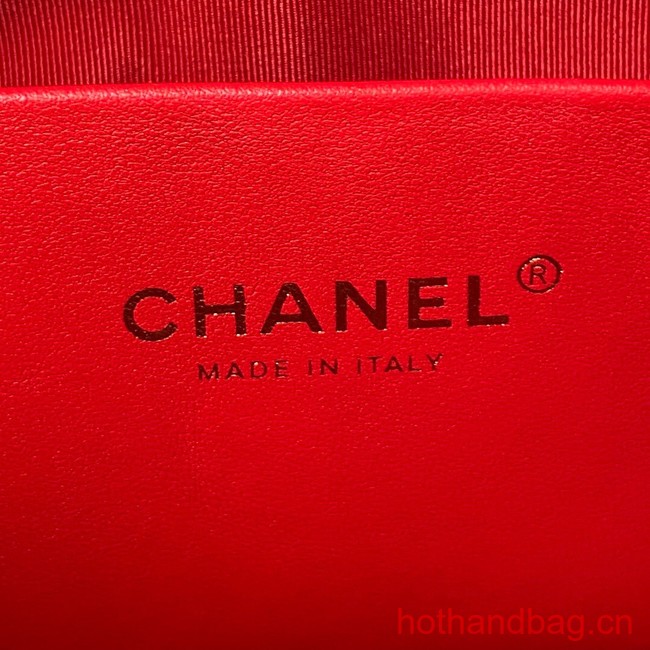 Chanel LARGE HOBO BAG AS4287 red