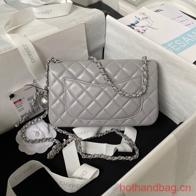 Chanel SMALL FLAP BAG AS1787 gray