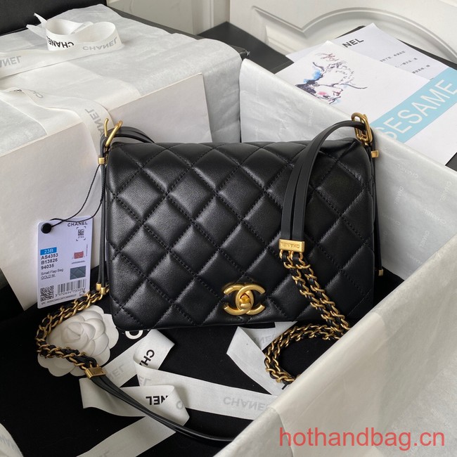 Chanel SMALL FLAP BAG AS4353 BLACK