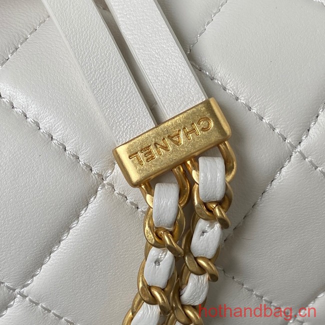 Chanel SMALL FLAP BAG AS4353 WHITE