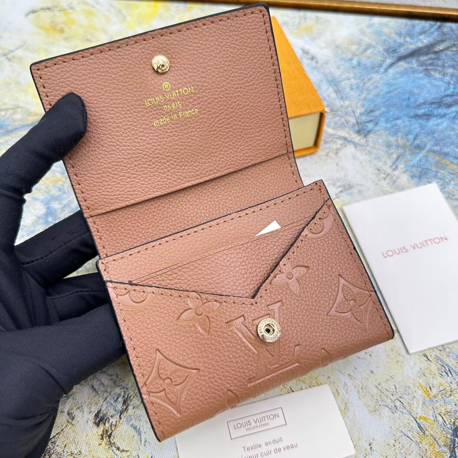 Louis Vuitton Business Card Holder M58456 Khaki