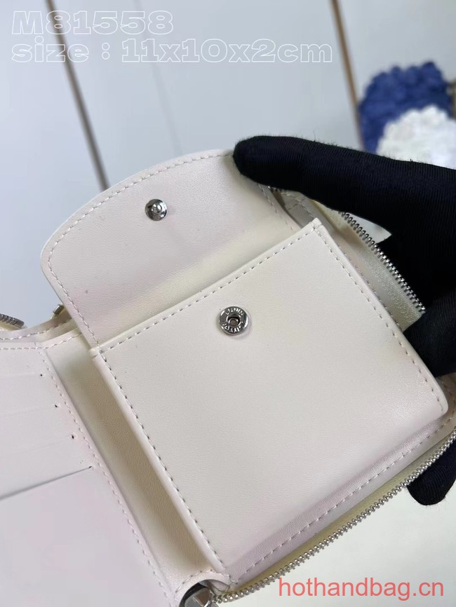 Louis Vuitton Iris Compact Wallet M81558 white