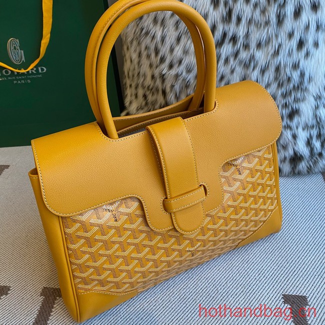 Goyard Calfskin Leather Tote Bag 20300 yellow