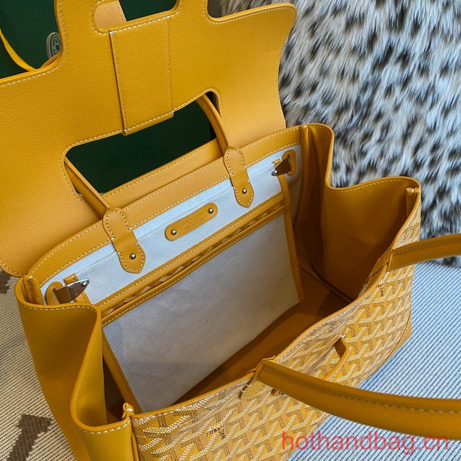 Goyard Calfskin Leather Tote Bag 20300 yellow