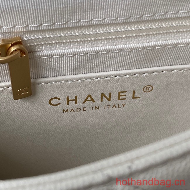 Chanel SMALL BACKPACK AS4490 white
