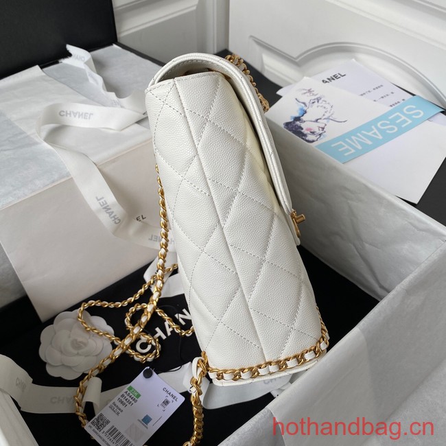 Chanel SMALL BACKPACK AS4490 white