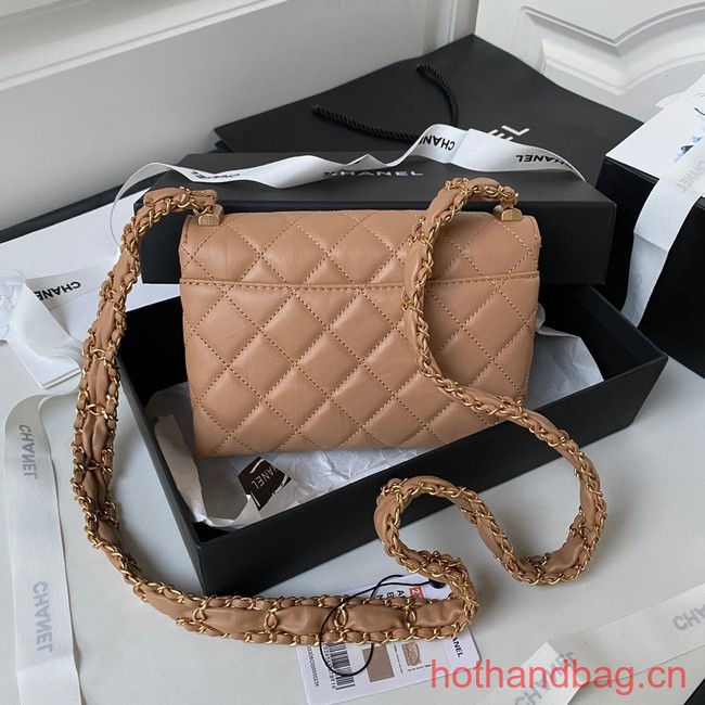 Chanel SMALL FLAP BAG AS3572 Apricot