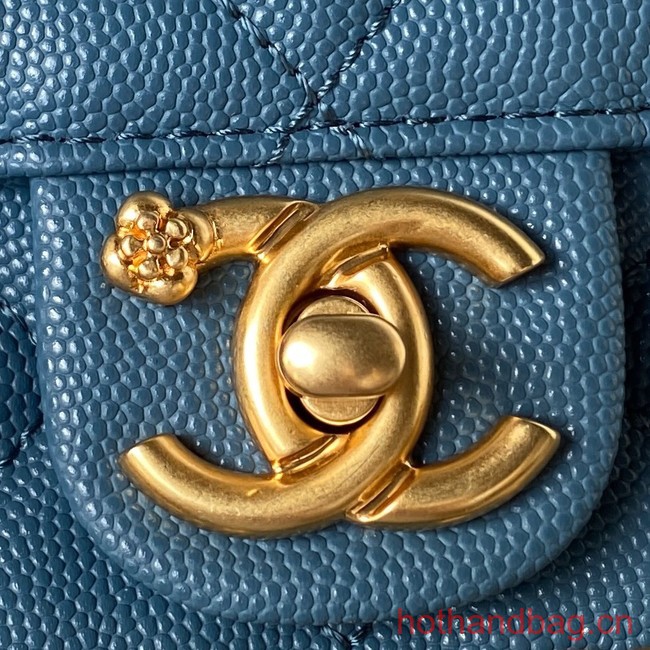 Chanel SMALL FLAP BAG AS4489 blue