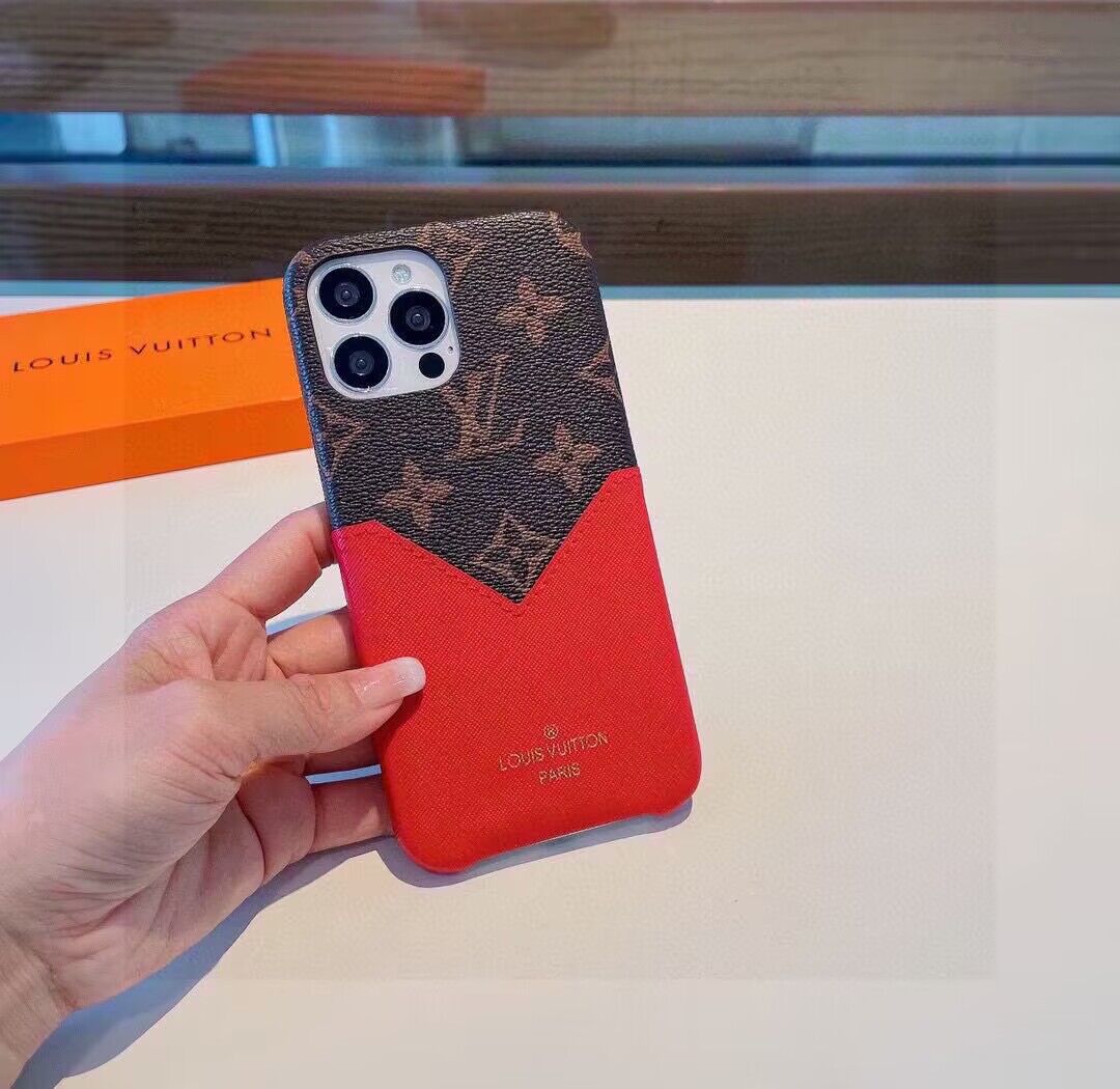 Louis Vuitton iPhone Case 869304 Red