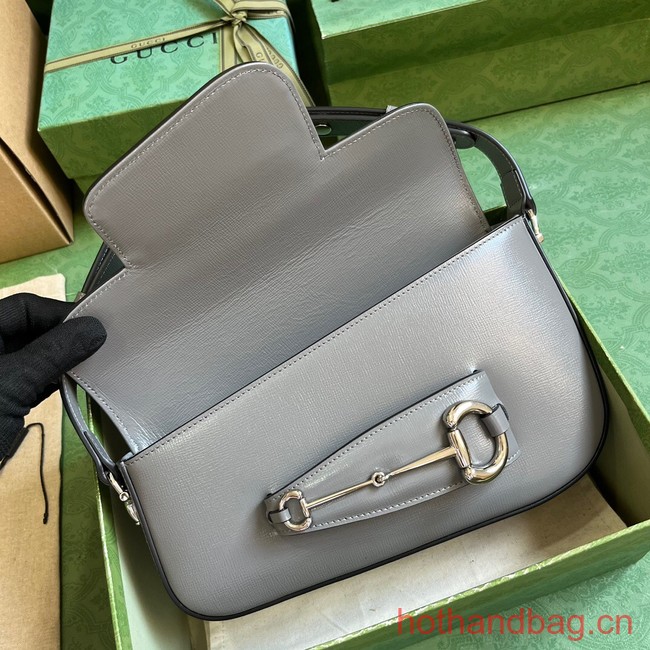 GUCCI HORSEBIT 1955 SMALL SHOULDER BAG 764155 gray