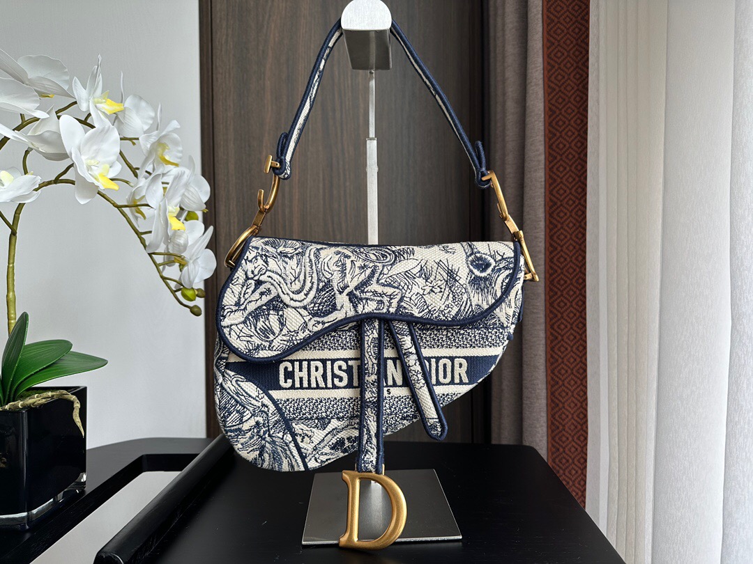 Dior SADDLE BAG Embroidery M0446C-5