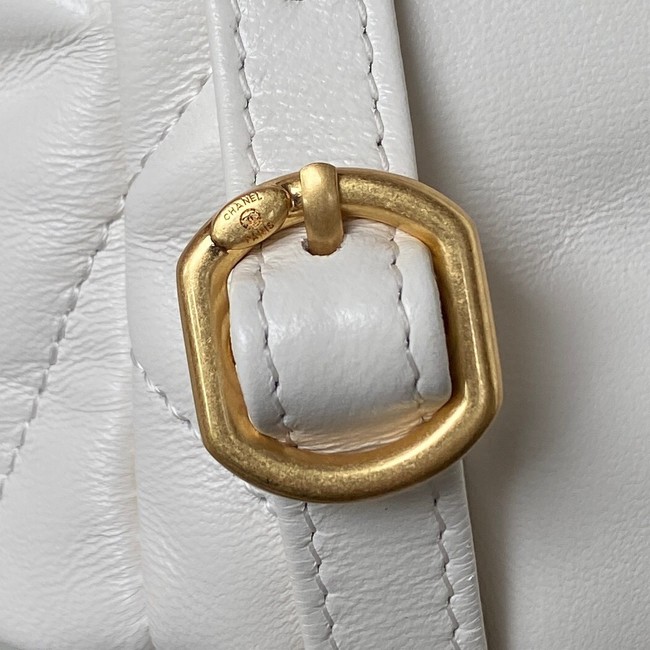 CHANEL 19 BACKPACK AS4223 white