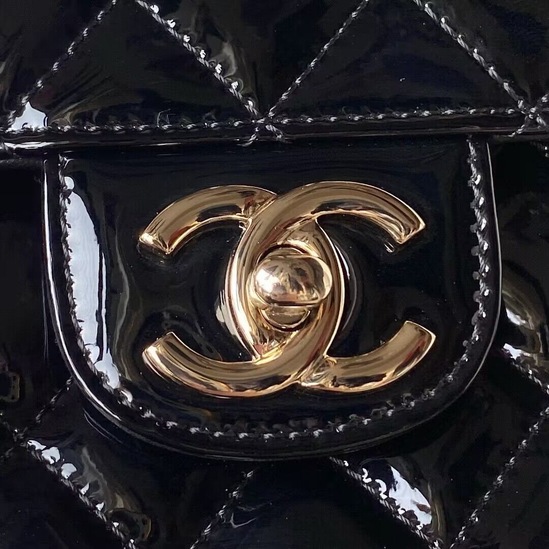 Chanel 24C Original Leather Star Backpack Bag AS4649 Black