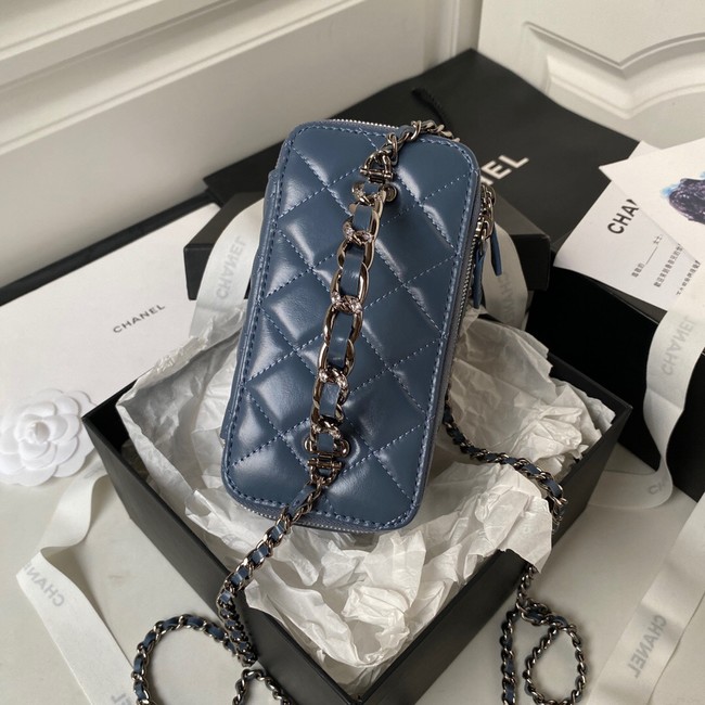 Chanel CLUTCH WITH CHAIN AP3593 blue