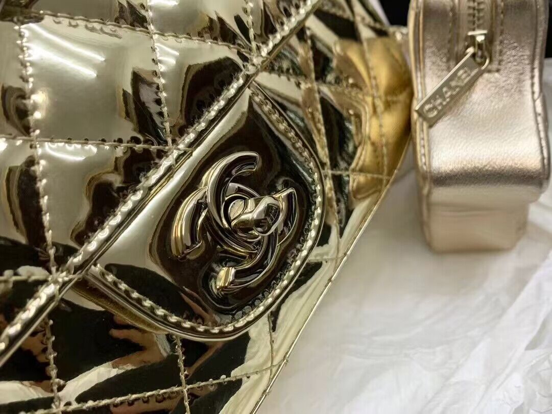 Chanel Mini Flap Bag & Star Coin Bag AS4646 Gold