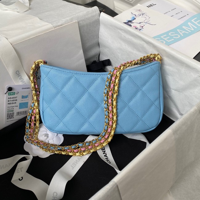 Chanel SMALL HOBO BAG AS4597 BLUE