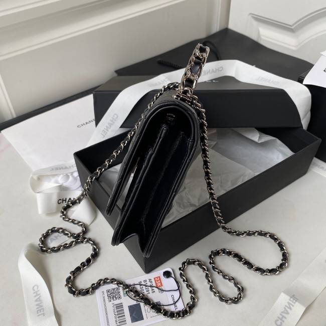 Chanel WALLET ON CHAIN AP3645 BLACK