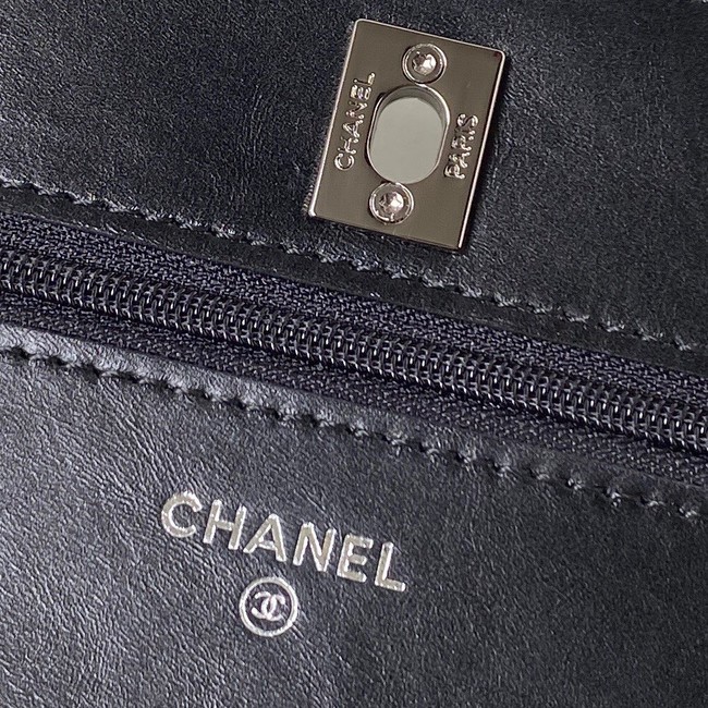 Chanel WALLET ON CHAIN AP3645 BLACK