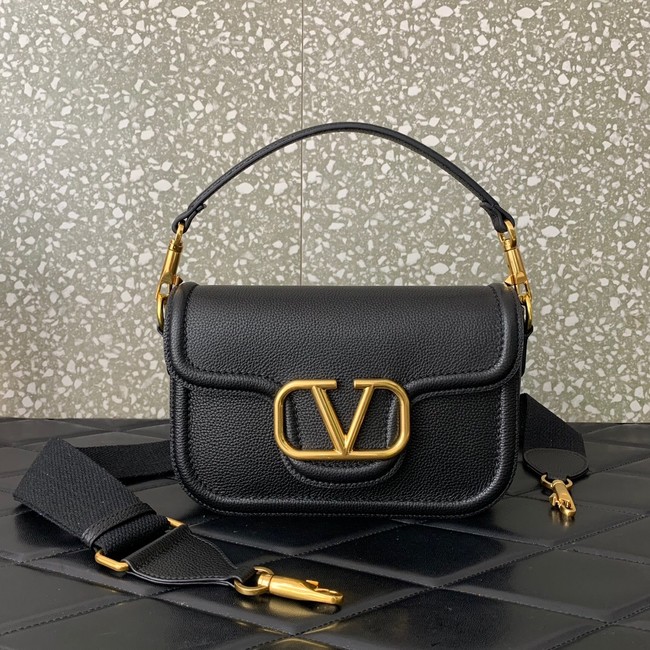 VALENTINO Loco calfskin leather bag B0M98 black