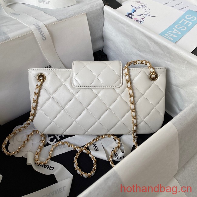 Chanel BAGUETTE BAG AS4611 white