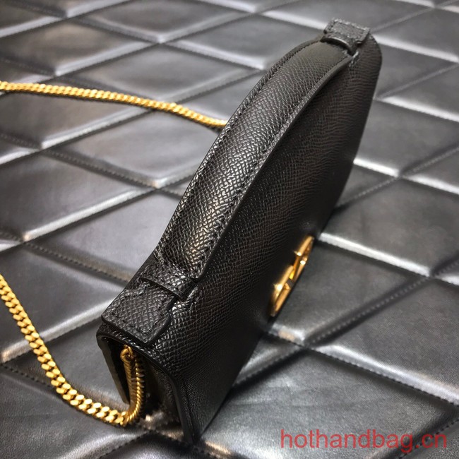VALENTINO grain calfskin leather bag 0688 black