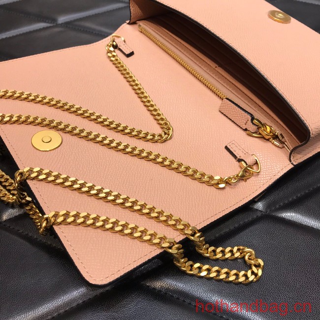 VALENTINO grain calfskin leather bag 0688 pink