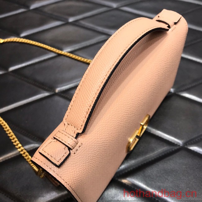 VALENTINO grain calfskin leather bag 0688 pink