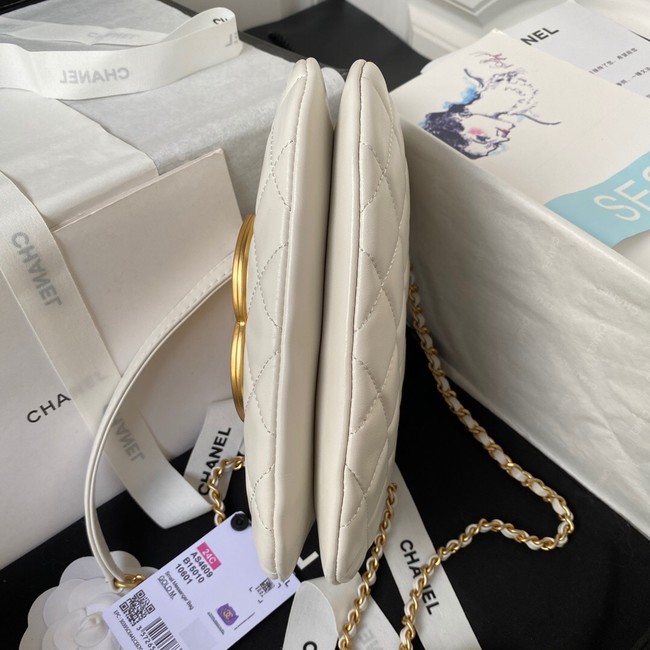 Chanel SMALL MESSENGER BAG AS4609 white