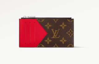 Louis Vuitton Coin Card Holder M82908 red