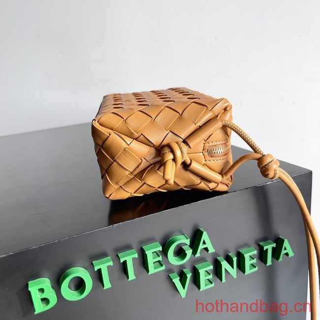 Bottega Veneta Mini Loop Camera Bag 723547 brown