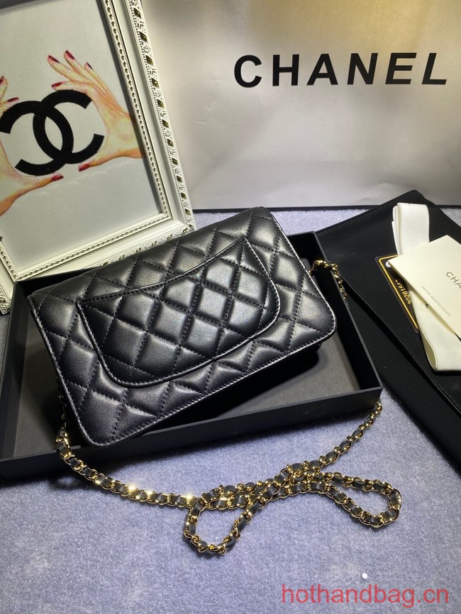 Chanel WALLET ON CHAIN AP1794 black