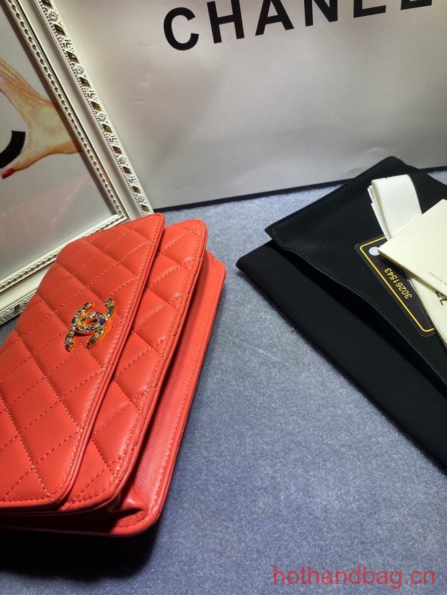 Chanel WALLET ON CHAIN AP1794 red