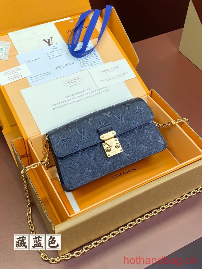 Louis Vuitton Wallet On Chain Metis M82836 Royal Blue