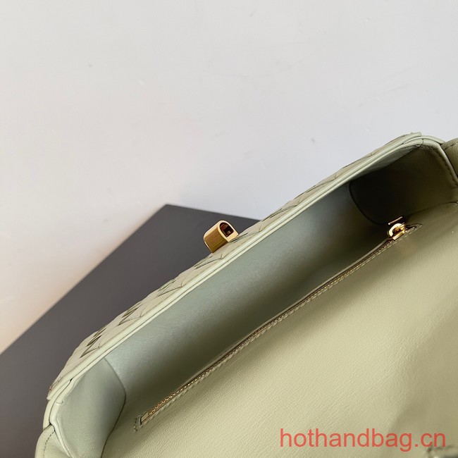 Bottega Veneta Mini Andiamo Cross-Body Bag 755545 light green