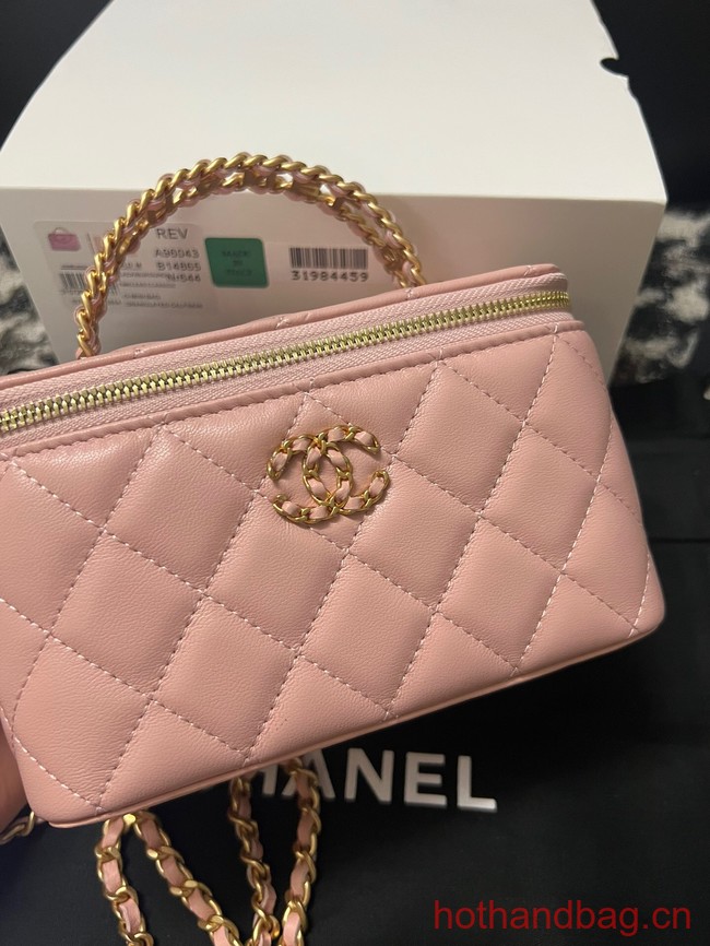 CHANEL CLUTCH WITH CHAIN AP3747 pink