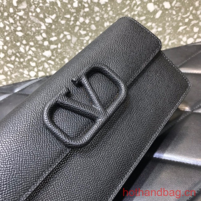 VALENTINO grain calfskin leather bag 0681 black